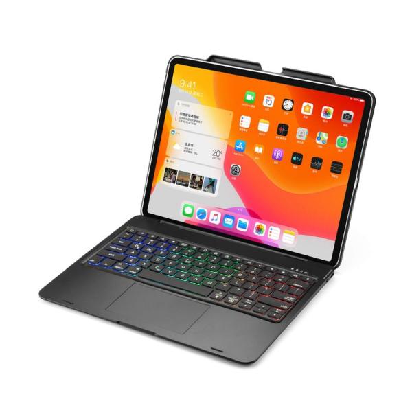 PCATECiPad PRO12.9 第四世代 2020 タッチパッドキーボードカバー バックライト...