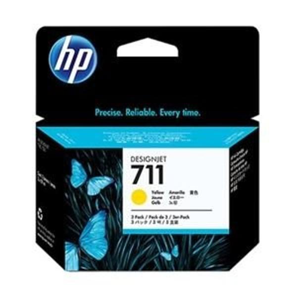 HP HP711インクカートリッジ イエロー29mlX3 CZ136A