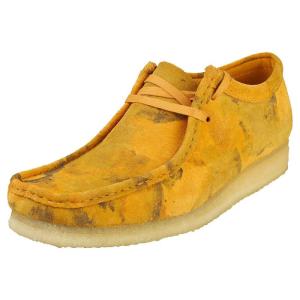 クラークス 26162484 Wallabee ワラビー メンズシューズ Tumeric Camo CL040 UK10-約28cm｜pochon-do