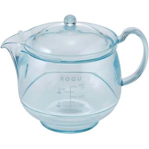 茶考具 KOGU 下村企販 ティーポット 割れにくい 日本製 樹脂製 トライタン 食洗器対応 電子レンジ対応 茶こし付き 紅茶 リーフティー｜pochon-do