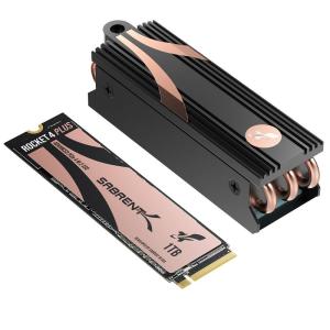 SABRENT SSD 1TB、M.2 ヒートシンク付 M.2 SSD 1TB PCIe 4.0 M.2 SSD NVMe 1TB、Gen4｜pochon-do