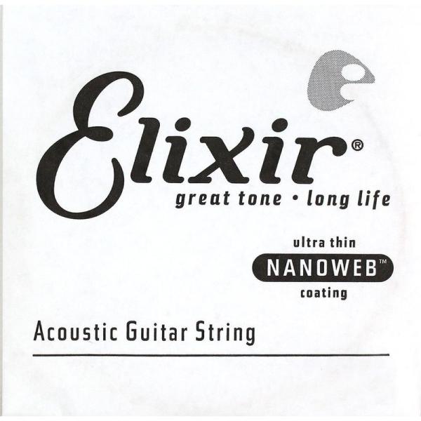 Elixir エリクサー アコースティックギター用 バラ弦 NANOWEB 80/20ブロンズ .0...