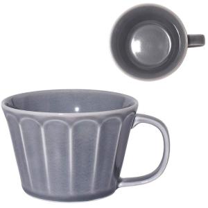 みのる陶器 美濃焼 MEBOLE(メボレ) スープカップ グレー｜pochon-do