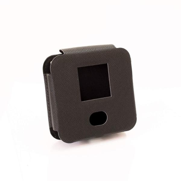 ポケットWiFi用PUレザーケース保護フィルム・ハンドストラップ付き (FS030W)