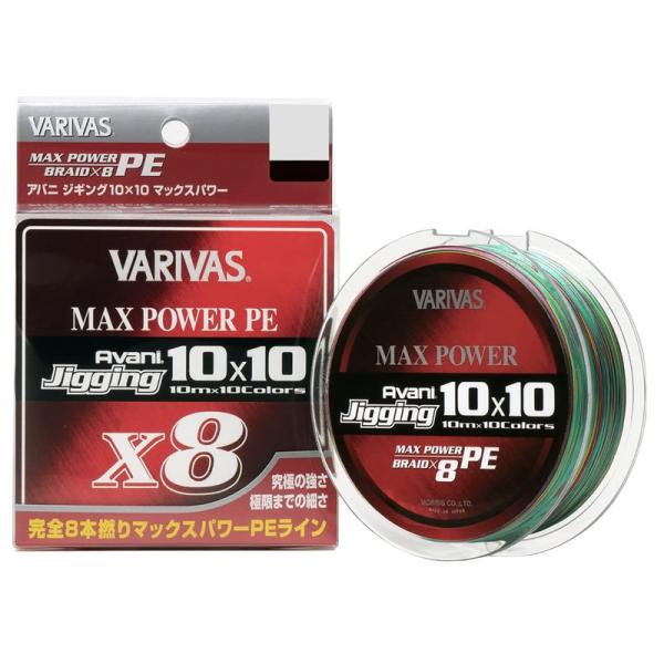 VARIVAS(バリバス) PEライン アバニ ジギング10×10 マックスパワーPE X8 600...