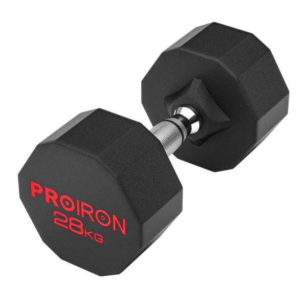 PROIRON 鋼 ダンベル だんべる 28kg 1個 鉄アレイ ダンベル ?? dumbelll ...