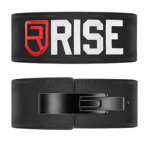 RISE(ライズ)トレーニングベルト 筋トレ パワー リフティング ベルト レバーアクションベルト (black10mm, S)｜pochonn-do