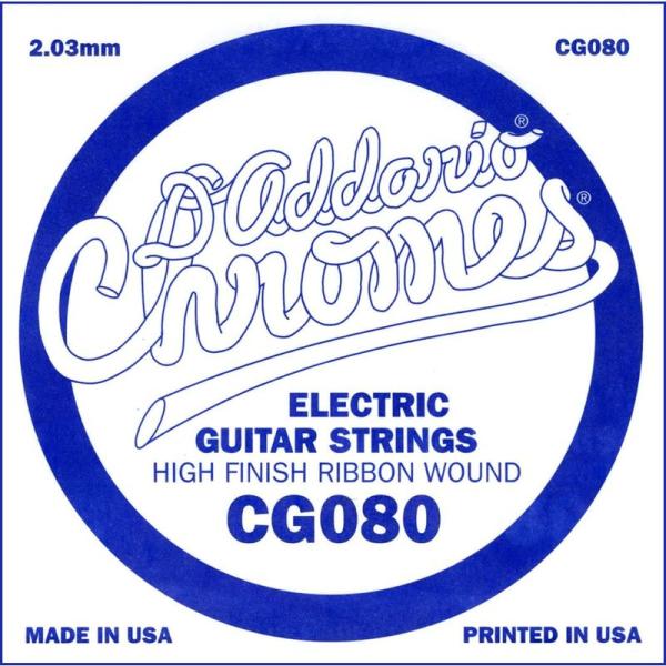 D&apos;Addario ダダリオ エレキギター用バラ弦 フラットワウンド .080 CG080 10本セ...