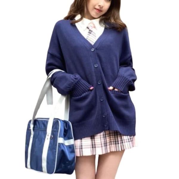 ウィゴー スクールカーディガン カーディガン ニット セーター トップス 学生 服 制服 アウター ...