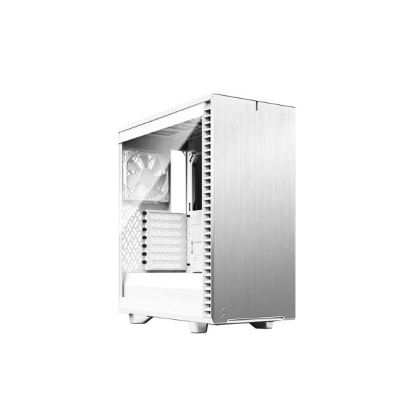 Fractal Design Define 7 Compact White TG ミドルタワーPCケ...