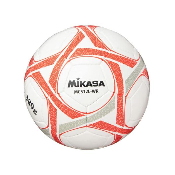 ミカサ(MIKASA) サッカーボール トレーニング 5号 約380g ホワイト/レッド 手縫いボー...