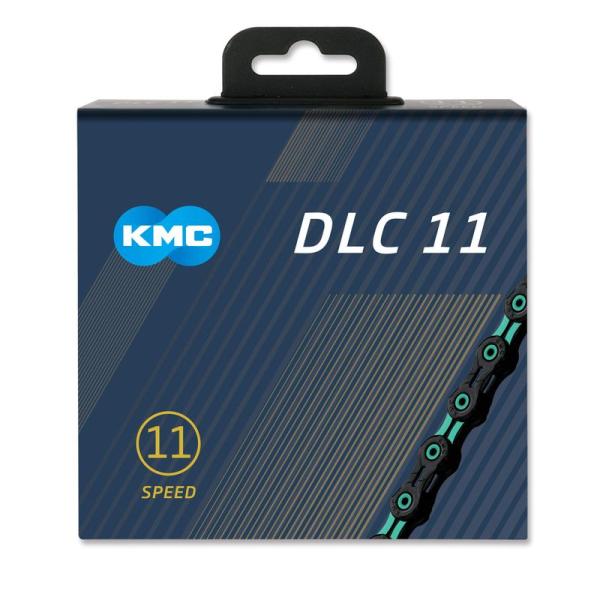 KMC DLC11 チェーン 11 SPEED ブラック/チェレステ 中