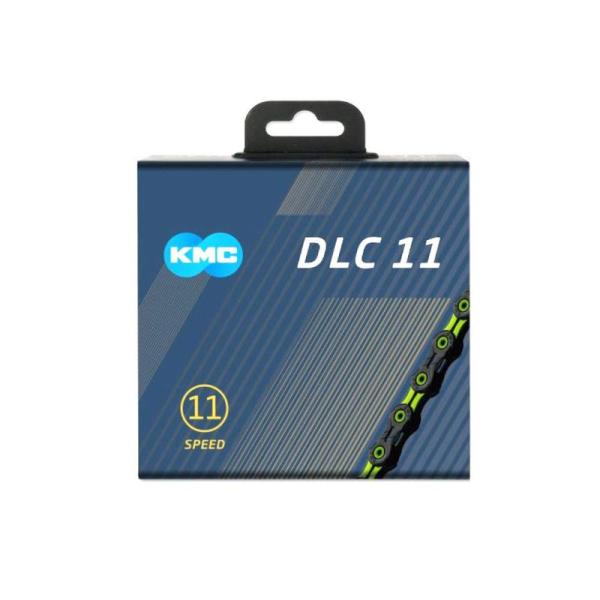 KMC X11 DLC チェーン 11S/11速/11スピード 用 (グリーン) 並行輸入品