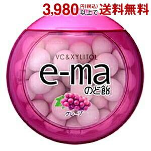 味覚糖 e-maのど飴 グレープ 33g丸型容器×6入 【イーマ】