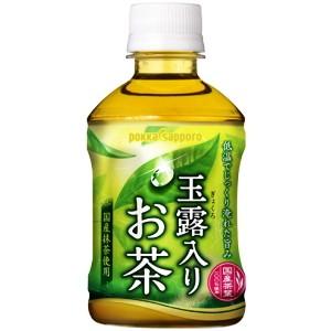 ポッカサッポロ『HOT&amp;COLD』 玉露入りお茶 275mlペットボトル 24本入 (緑茶)