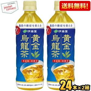 送料無料 伊藤園 黄金烏龍茶 500mlペットボトル48本（24本×2ケース） (脂肪の吸収を抑える...