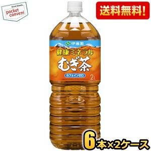 伊藤園 健康ミネラルむぎ茶 ( 2L*6本入*2コセット )/ 麦茶 ) : 爽快