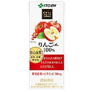伊藤園 ビタミンフルーツ りんごMix100％ 200ml紙パック 24本入