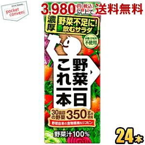 カゴメ 野菜一日これ一本 200ml紙パック 24本入 (野菜ジュース 野菜1日これ1本)