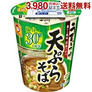 東洋水産 マルちゃん 72gうまいつゆ 塩分オフ　天ぷらそば 12食入 ポイント利用 爆買