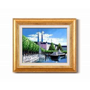複製画 モーリス・ユトリロ サン・リュスティック通り 10号 額装品
