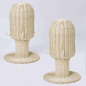 ○ウッド ハットスタンド○木製 北欧家具 帽子スタンド 古材 古い木