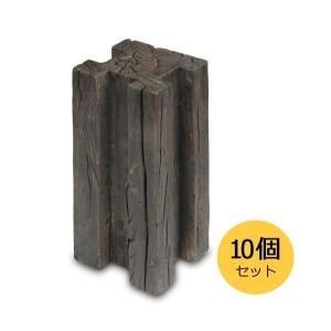 ボードスリーパー　枕木風コンクリート　支柱　スリーパーポール　10個