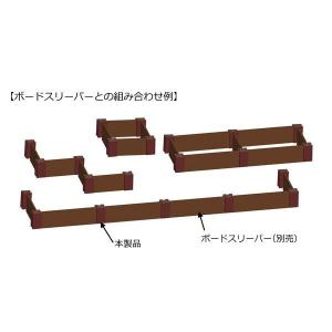 ボードスリーパー 枕木風コンクリート 支柱 ス...の詳細画像1