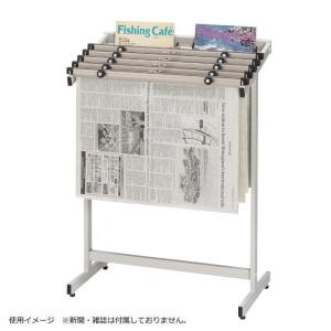 新聞 クリップ ストッカー 新聞掛け 新聞ばさみ 6本セット ネジ式 