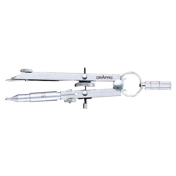 スプリングコンパス 0.5mmシャープ付 独式 製図用品 スピーディー 差替式