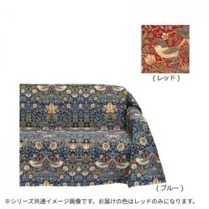 マルチカバー いちご泥棒 200×200cm 花柄 優美 デザイン 日本製