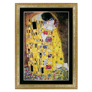 クリムト 接吻 複製画 グスタフクリムト 接吻 縦長 壁掛け絵画