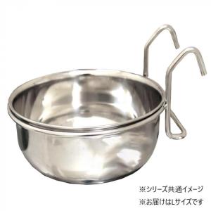 ハンガーボウル Lサイズ ステンレス製 ケージ取付用 食器 犬猫用 給餌