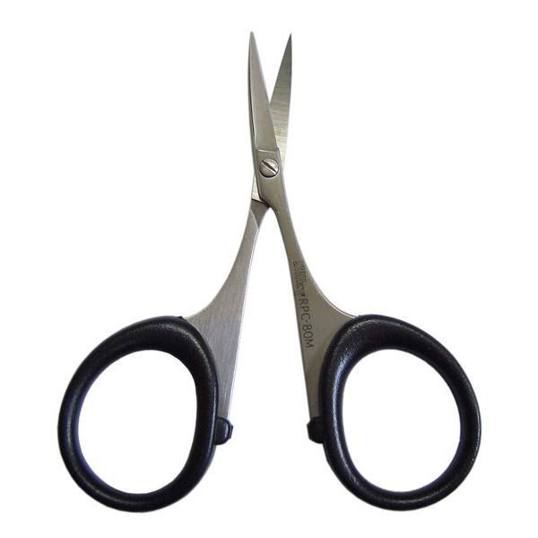 パッチワークはさみ ステンレス製 曲り刃 80mm 極細刃先 糸切り用