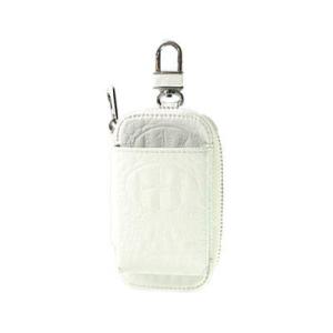 AWESOME(オーサム)　加熱式タバコケース　タバコ入れ付き　クロコシリーズ　ホワイト　IQT-C...