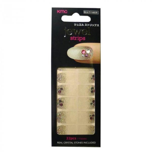 ネイルシール ジュエルストリップス JS-4 クリスタルストーン付き