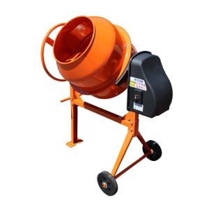 日工 コンクリートミキサー NGM4 単相100V750wモーター付き/車輪 日工 コンクリートミキサー NGM4 単相100V750wモーター付き/車輪