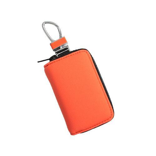 スマートキーケース オレンジ ダイバー素材 クッション性 小物入れ オーサム