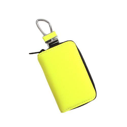 スマートキーケース ダイバー素材 イエロー 柔らか素材 鍵入れ ポーチ