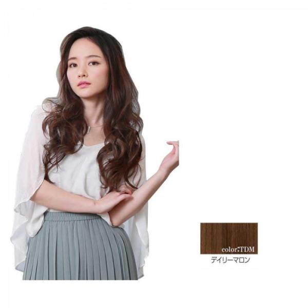 めちゃ楽エクステ リラックスカール 48cm デイリーマロン 耐熱