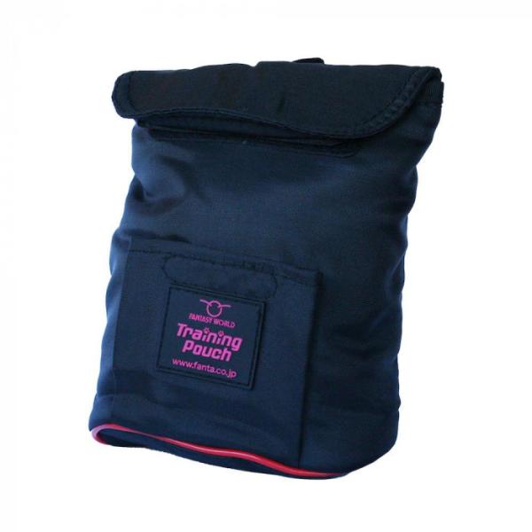 トレーニングポーチ 携帯用 ペット用 トリートポーチ サイドポケット付