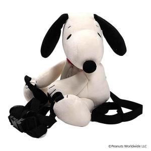 ☆ スヌーピー SNOOPY ハーネス付 ピコ耳ぬいぐるみリュック リュック