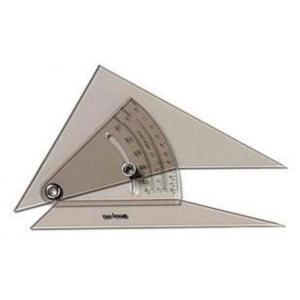 自在勾配定規 15cm 勾配 分度 斜面比目盛付 アクリル製 ドラパス