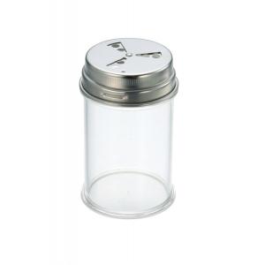 調理器具 調理ふり 80 3種類の穴付き ステンレス蓋 クリアボトル