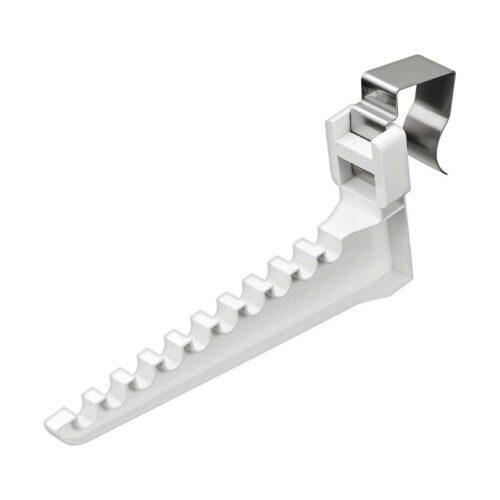 ドアハンガー 10連フック 幅40cm ホワイト 引掛けるだけ 耐荷重10kg 事務所