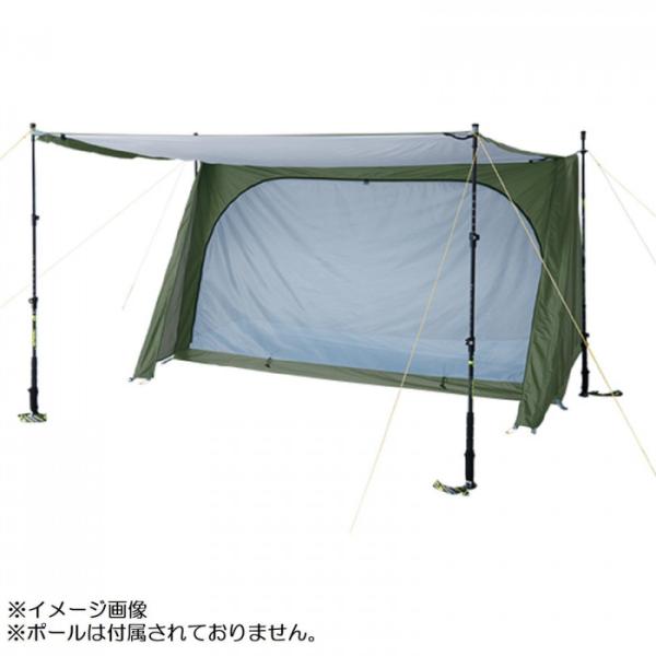 PUROMONTE BOKUNOKICHI-2 軽量シングルウォールパップ型テント 2人用 オリーブ...