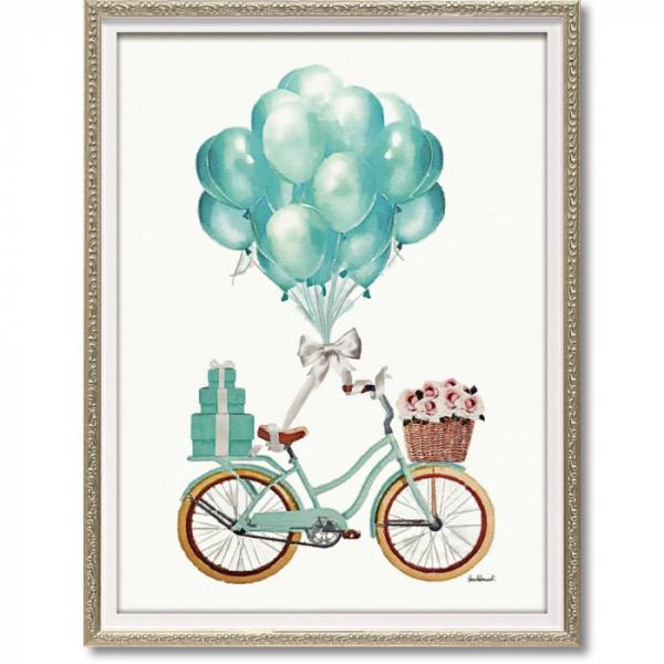 ユーパワー オマージュキャンバスアート バルーン バイシクル S BC-07096