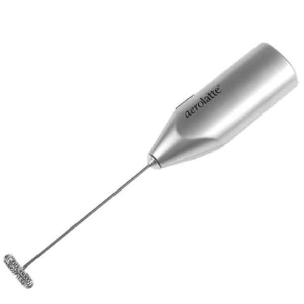 ミルクフォーマー アエロラッテ サテン つや消しシルバー 電動 泡立て器