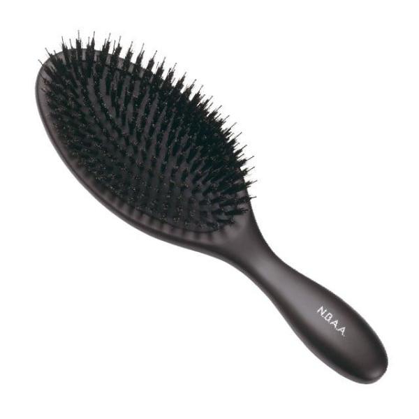 クッションブラシ ヘアブラシ ブローブラシ 豚毛 木製 天然木 柔らかい 日本製