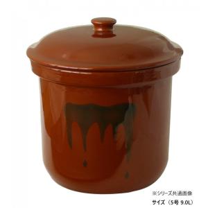 陶器製貯蔵容器（かめ）3号・日本製（常滑焼） : 器屋一信ヤフー店